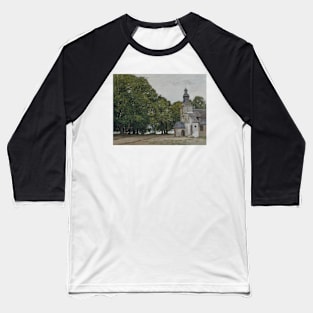 La Chapelle de Notre-Dame-de-Grace, Honfleur by Claude Monet Baseball T-Shirt